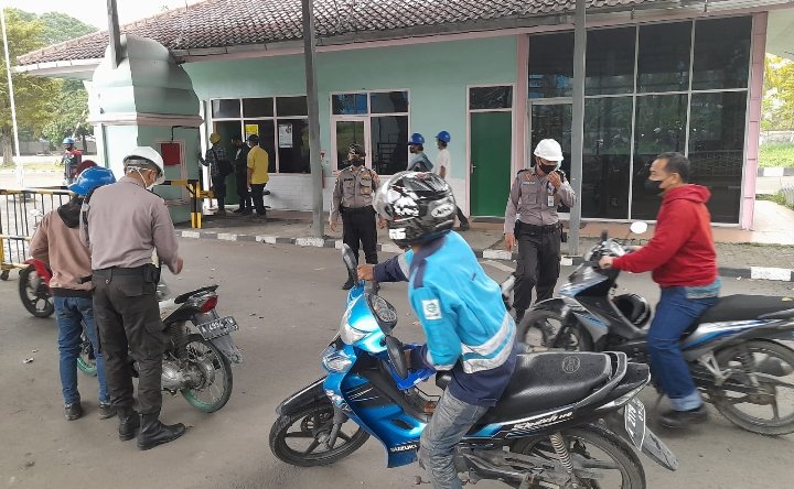 Pastikan Situasi Kamtibmas Aman, Ditpamobvit Polda Banten Lakukan Pengecekan di PT Krakatau Baja Konstruksi