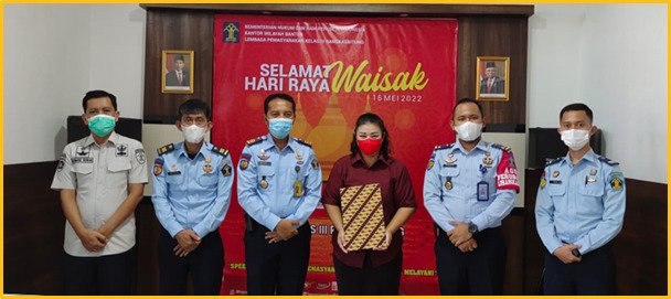 Hari Raya Waisak, WBP Lapas Rangkasbitung Mendapatkan Remisi
