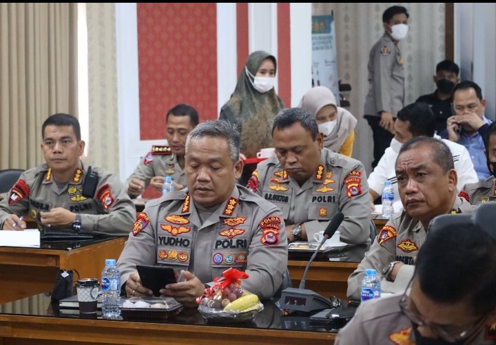 Bidpropam Polda Banten Amankan Kegiatan Anev GKTM Mingguan
