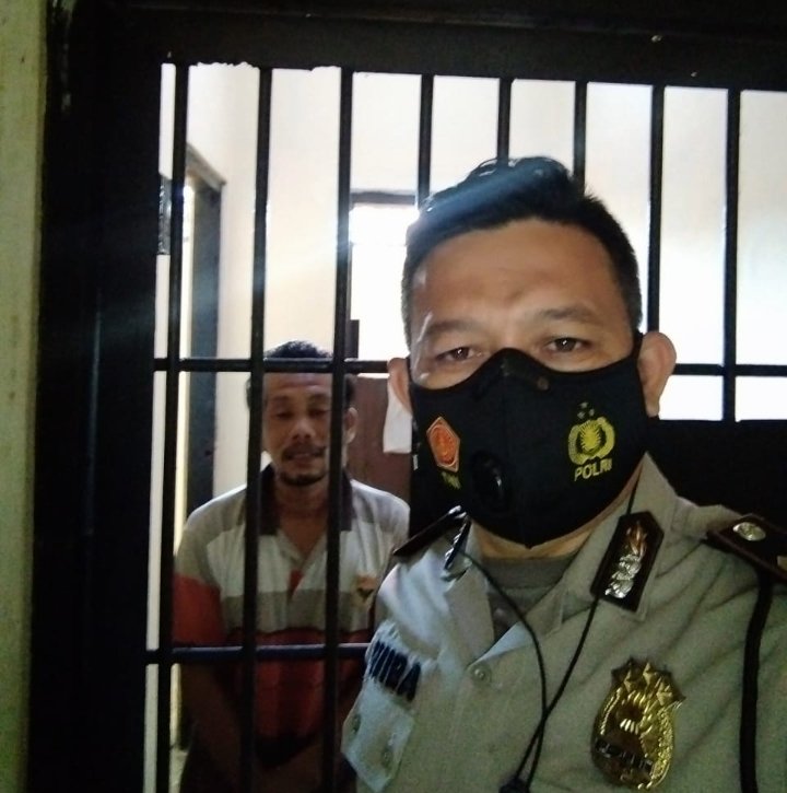 Pawas dan SPK Polsek Kragilan Polres Serang Cek Ruang Tahanan (Rutan)  Polsek Kragilan
