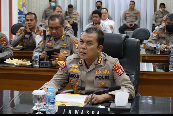 Gelar Evaluasi Rutin, Wakapolda Banten Warning Jajaran Antisipasi Dampak PMK di Idul Adha dan Peningkatan Covid-19