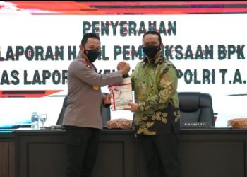 Raih WTP Sembilan Kali Berturut-turut, Kapolri: Komitmen Penggunaan Keuangan Negara Secara Transparan