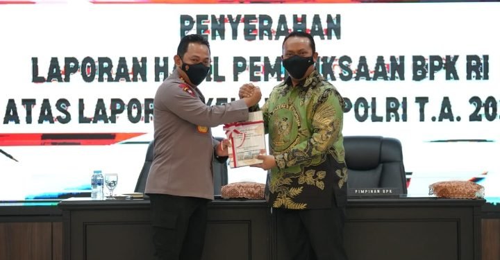 Raih WTP Sembilan Kali Berturut-turut, Kapolri: Komitmen Penggunaan Keuangan Negara Secara Transparan