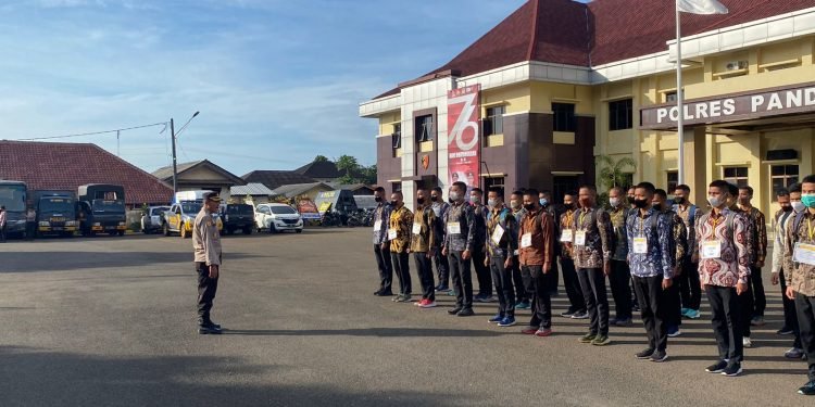 Polres Pandeglang Lakukan Binlat Mandiri Casis Bintara Gelombang 2