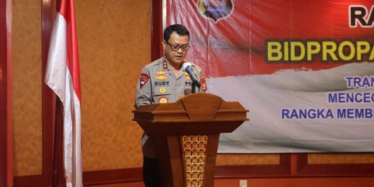 Kapolda Banten Membuka Kegiatan Rakernis Bidang Profesi dan Pengamanan Tahun 2022