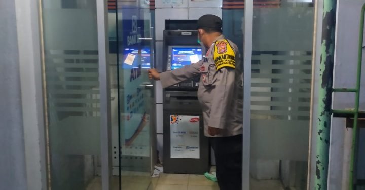 Antisipasi Bobol ATM Polsek Rangkasbitung Polres Lebak Intens Patroli Dialogis