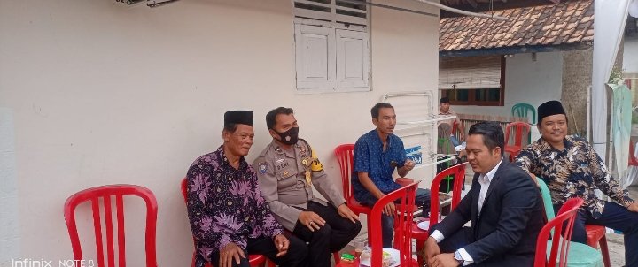 Menjaga Harkamtibmas, Personel Polsek Anyar Polres Cilegon Polda Banten Laksanakan Program Kapolda Banten Sambang dan Kunjungan,”SOWAN SESEPUH”