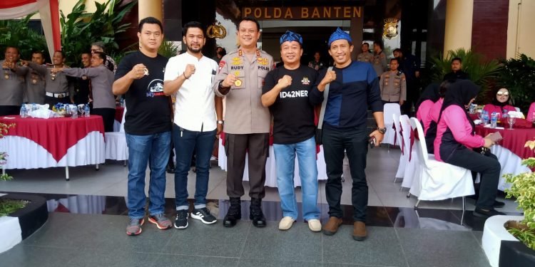 Toyota Fortuner Club Of Indonesia Chapter Banten Apresiasi HUT Bayangkara Ke 76 Polda Banten