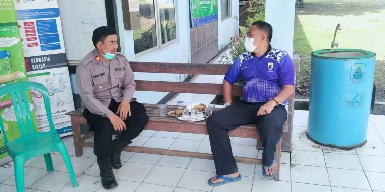 Kapolsek Rangkasbitung Polres Lebak Melaksanakan Giat Sambang dan Sampaikan Pesan Harkamtibmas