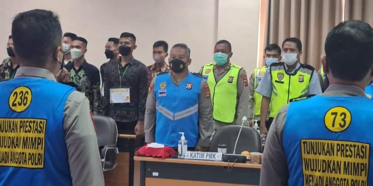 Bidpropam Polda Banten Amankan Pengumuman Akhir Seleksi Penerimaan Terpadu Akpol dan Bintara Polri