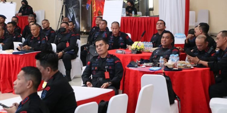 Dansat Brimob Polda Banten Ikuti Pelatihan Manajemen Taktis Tahun 2022