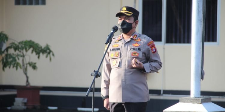 Berantas Segala Bentuk Perjudian, Atensi Kapolres Lebak Polda Banten Pada Apel Jam Pimpinan