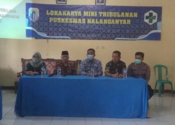 Kapolsek Rangkasbitung Polres Lebak Hadiri Loka Karya Mini Tribulanan Bersama UPTD Puskesmas Kalanganyar