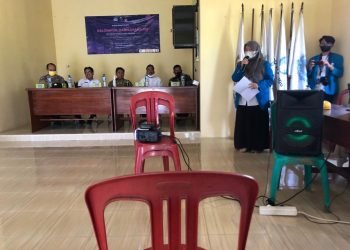 Sinergitas 3 Pilar Polsek Rangkasbitung Polres Lebak dan Koramil Melaksanakan Hadiri Giat Penutupan KKN di Desa Pasir Kupa