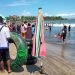 Beri Himbauan Kepada Pengunjung Pantai, Ditpolairud Polda Banten Lakukan Kegiatan Sambang Di Pantai Wisata Anyer