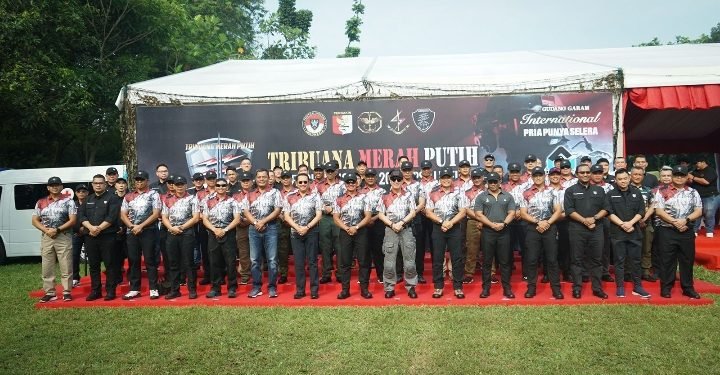 Dansat Brimob Polda Banten Hadiri Pembukaan Kejuaraan Menembak Tribuana Merah Putih Open Champonship 2022