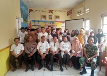 Kanit Sabhara Polsek Baros Hadiri Giat Solialisasi P2TP2A kecamatan Baros