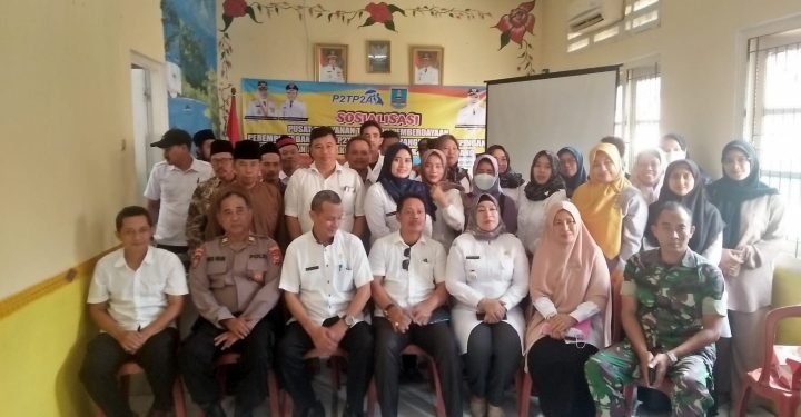 Kanit Sabhara Polsek Baros Hadiri Giat Solialisasi P2TP2A kecamatan Baros