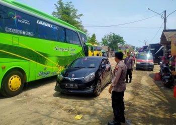 Antisipasi Kejahatan di Sekitar Terminal Banten Lama Personel Polsek Kasemen Polresta Serkot Gelar Patroli