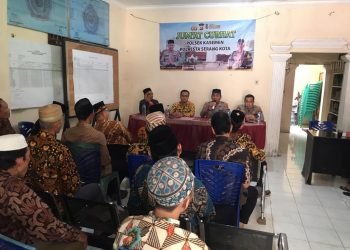 Polsek Kasemen Polresta Serkot  mengadakan Jumat Curhat bertempat di Aula Kelurahan Kasunyatan Kecamatan Kasemen Kota Serang