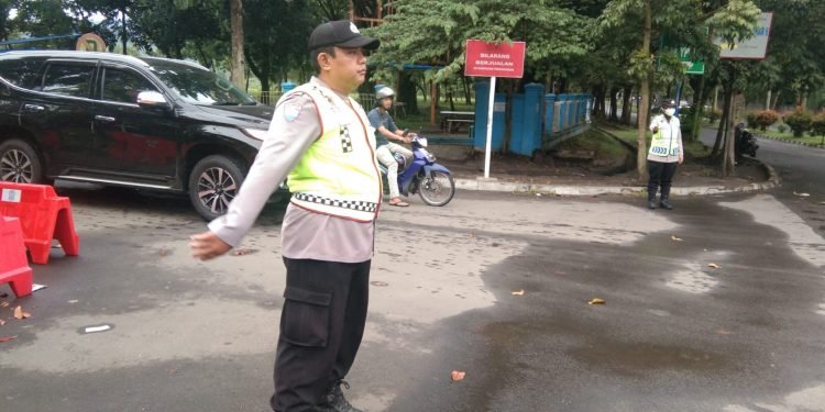 Giat Rutin Polsek Purwakarta Polres Cilegon, laksanakan Strong Point Pagi