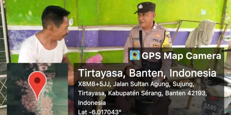 Jalin Silaturahmi dan Beri Himbauan Kamtibmas, Bhabinkamtibmas Polsek Tirtayasa Sambang Warga Binaan