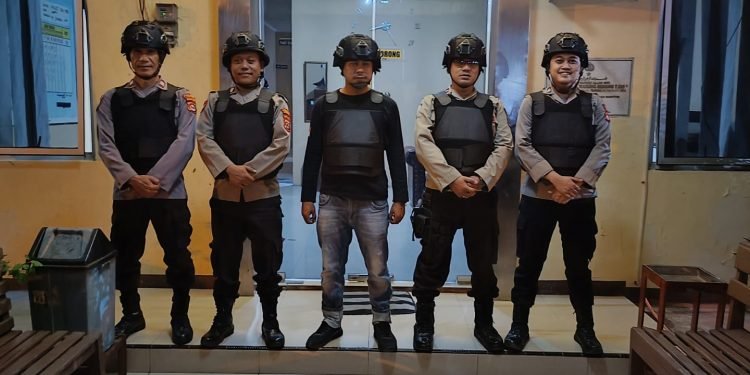 Polsek Warunggunung Polres Lebak meningkatkan Fungsi Pengamanan Mako