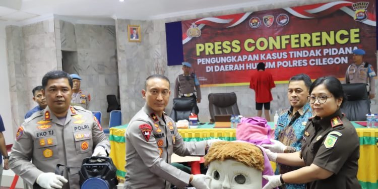Pelaku penculikan anak ditangkap satreskrim polres cilegon Polda Banten
