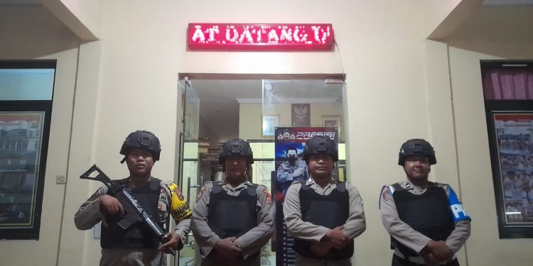 Antisipasi OTK, Polsek Muncang Polres Lebak Perketat Sispam Mako
