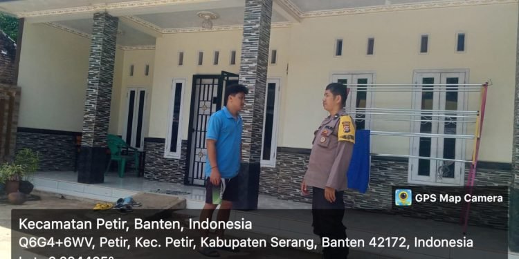 Pendekatan Bhabinkamtibmas Polsek Petir Polres Serang Dengan Sambang Desa Ketokoh Masyarakat
