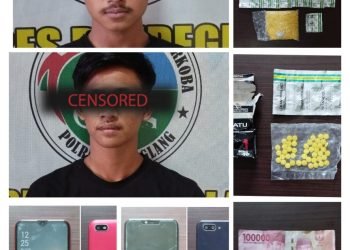 Jual Obat-obatan Berbahaya, Dua Pemuda Ditangkap Sat Res Narkoba Polres Pandeglang