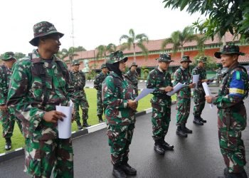 Ketahui Kemampuan Prajuritnya, Korem 064/MY Gelar UTP Umum