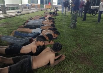 14 Pelajar di Kota Serang Ditangkap Anggota Denhub Rem 064/MY