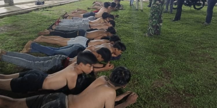 14 Pelajar di Kota Serang Ditangkap Anggota Denhub Rem 064/MY