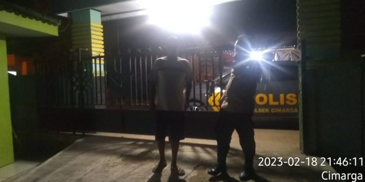 Antisipasi Gangguan Kamtibmas, Polsek Cimarga Laksanakan Patroli dialogis
