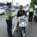 Jalan raya Anyar sasaran Operasi Keselamatan Maung 2023 Polres Cilegon dihari ke 13