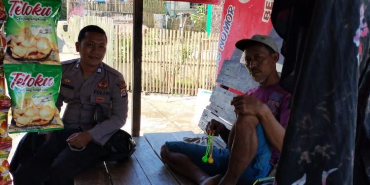 Bhabinkamtibmas Polsek Sobang Polres Lebak Laksanakan Giat Program Quick Wins Presisi, Sambang Silaturahmi