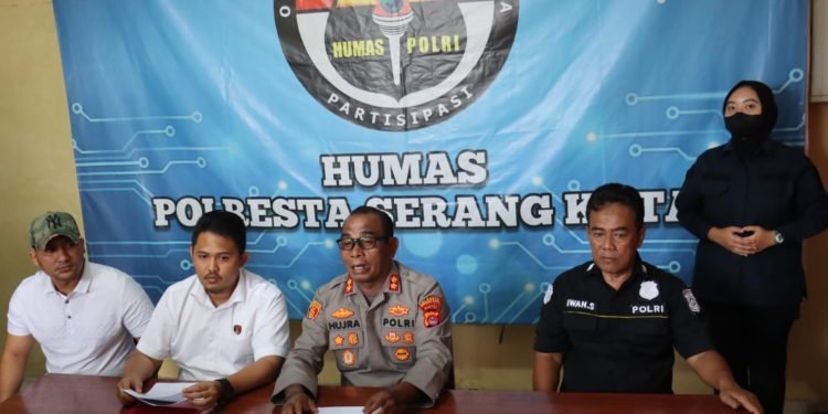 Polresta Serang Kota Amankan Pelaku Terduga Pembunuhan Kepala Desa di Padarincang