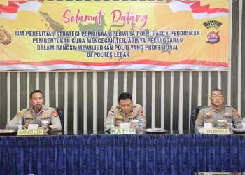 Lakukan Penelitian, Tim Puslitbang Polri Kunjungi Polres Lebak