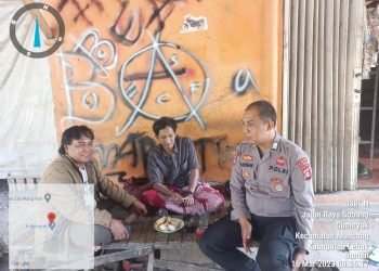 Kanit Binmas Polsek Muncang Polres Lebak, Sambang ke Desa Ciminyak