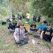 Bhabinkamtibmas Desa Sukamulya menghadiri Giat Penanaman Mandiri dalam rangka Bakti Rimbawa Hutan