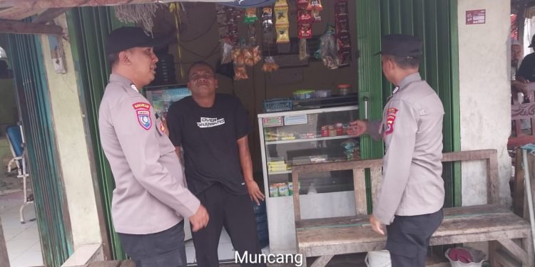 Jelang Puasa, Polsek Muncang Polres Lebak Melaksanakan Ops Pekat l Maung 2023 di Wilkum Kec Muncang