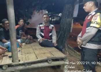 Polsek Cileles Polres Lebak Intens Laksanakan Giat Patroli Dialogis Ke Pemukiman Warga