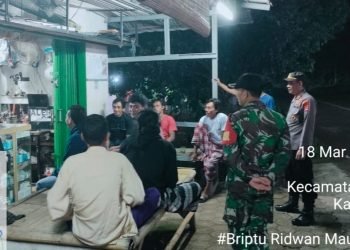 Kapolsek Curugbitung Polres Lebak Pimpin Pelaksanaan KRYD dan Patroli Gabungan Bersama Muspika
