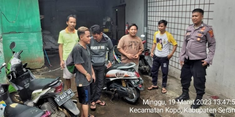Antisipasi Gangguan Kamtibmas  Polsek Kopo Polres Serang Giatkan Patroli Dialogis