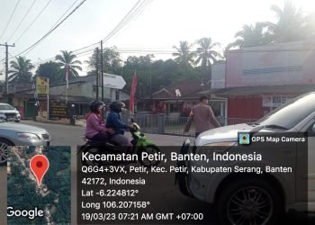 Strong Point Pagi Dalam Wujud Nyata Kehadiran Anggota Polsek Petir Polres Serang Ditengah Masyarakat