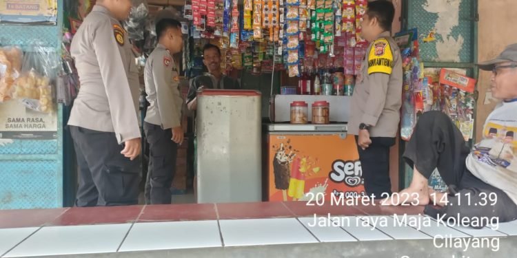 Menjelang Bulan Suci Ramadhan 1444 H/2023 M, Polsek Curugbitung Polres Lebak Kembali Melaksanakan Ops Pekat l Maung 2023