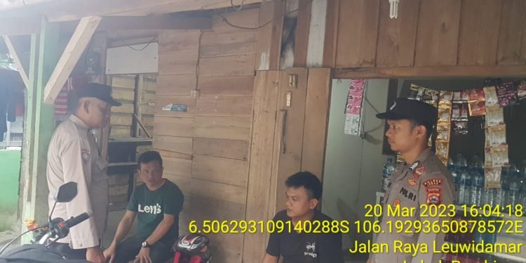 Polsek Leuwidamar Polres Lebak Laksanakan Ops Imbangan Tahun 2023 di Wilayah Hukum Polsek Leuwidamar