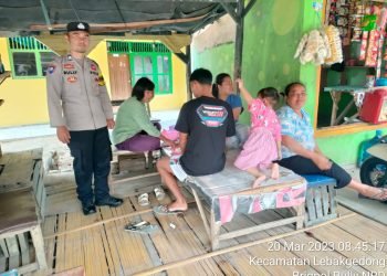 Menindaklanjuti Program Kapolri Quick Wins Presisi Polri, Bhabinkamtibmas Polsek Lebakgedong Polres Lebak Giat Sambang