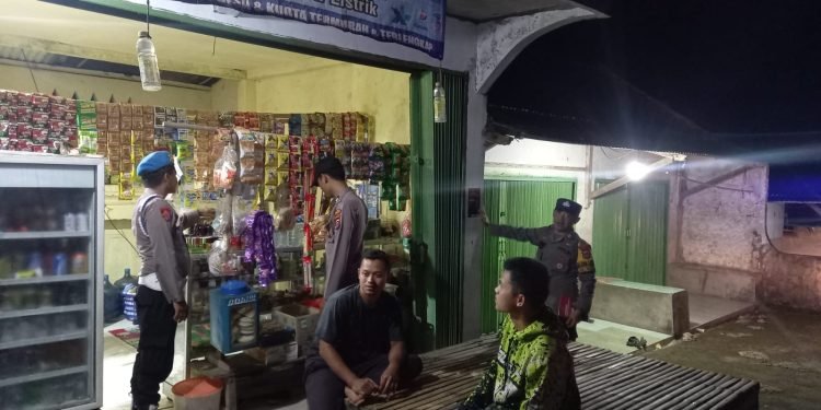 Polsek Lebakgedong Polres Lebak Laksanakan Kegiatan Ops Pekat Maung Imbangan 2023